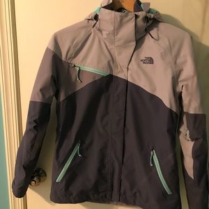North Face 3 in 1 Coat Purple